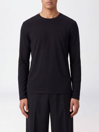 Thom Krom T-shirt a maniche lunghe in misto cashmere con girocollo