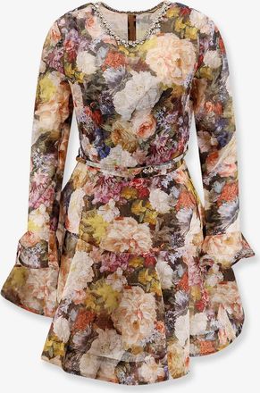 Zimmermann Vestito Alchemy in lino e seta - ZIMMERMANN - gender_Woman