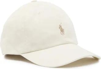 Polo Ralph Lauren Logo-embroidered Cotton cap - Cream - One Size