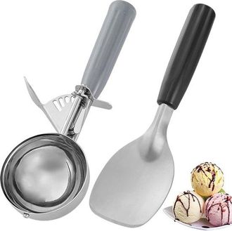 OEM Juego De Cucharas Para Helado, Juego De 2 Piezas, Cuchara Para Helado De Acero Inoxidable, Cuchara Multifuncional De Acero Inoxidable Para Helado