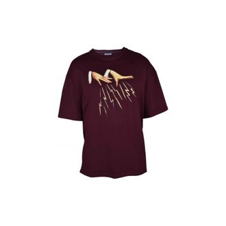 Lanvin Tops, Heren, Rood, L, Katoen, Katoenen T-shirt