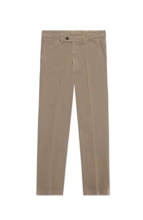 Fortela Kent Cotton Indigo Rinse Chino Trousers in Camel at Nordstrom, Size 34 X 32 Eu