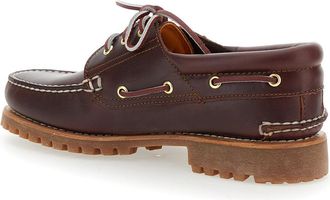 Timberland Mens Loafers Authentic Leather Burgundy