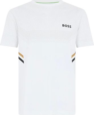 HUGO BOSS Camiseta Tee Tech TOC - Tops - Hombre - Blanco - 2XL