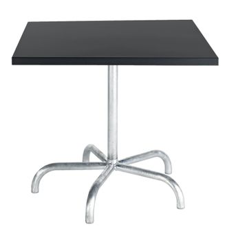 Schubiger M&ouml;bel Metalltisch S&auml;ntis Quadratisch