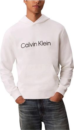 Calvin Klein Hoodies & sweatvesten, Heren, Wit, S, Hoodies