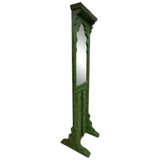 Wanderlust Deco Espejo De Madera Verde 53x50x196h Cm