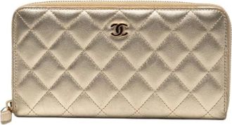 Chanel Pre-owned Wallets, female, Yellow, Size: ONE SIZE Pre-owned Vintage Wallet