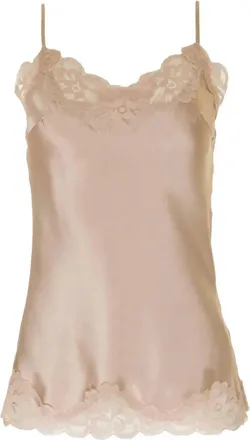 Gold Hawk Womens Floral Lace Cami In Champagne Nude