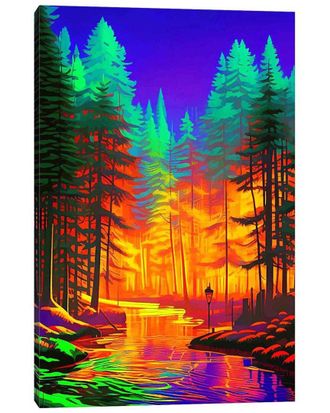 iCanvas The Neon Mirage By 83 Oranges Wall Art