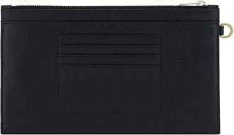 Saint Laurent Womens Black Calf Leather Bos Taurus Wallet