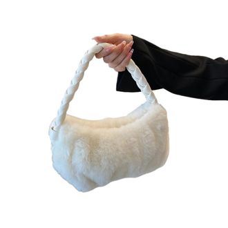 Generic Autumn and winter twist knitting versatile crossbody bag handbag girl