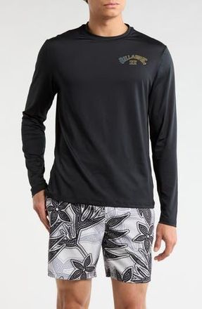 Billabong Arch Wave Long Sleeve T-Shirt in Black at Nordstrom Rack, Size X-Large