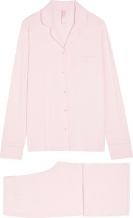 SKIMS Logo-embroidered Stretch-modal Pyjama set - Multicoloured - L (UK16-18)