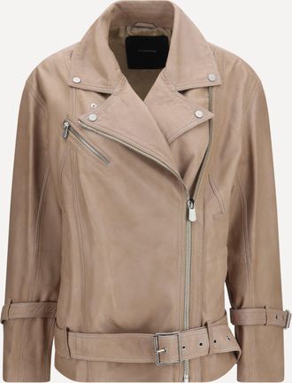 Pinko Giacca biker in pelle Woman 40