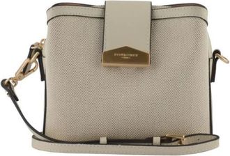 Pourchet Cavalcade Lin PM - Dames - Schoudertassen - Beige - ONE Size - Leer - Tassen