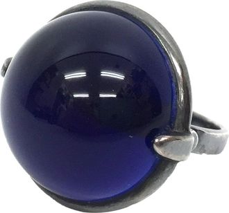 Bottega Veneta Silver Silver 925 Band Ring (Pre-Owned)