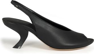 Vic Mati&eacute; K24 Apostrophe Slingback - Dames - Sandalen met hakken - Zwart - 41 EU - Leer - Schoenen