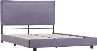vidaXL Vidaxl - Estructura de cama sin colchón tela gris claro 140x200 cm