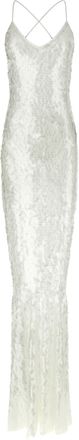 Norma Kamali White Polyamide Long Womens Dress