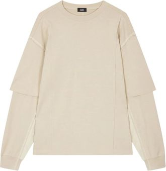 STUDIO TOMBOY Felpa a strati - Toni neutri