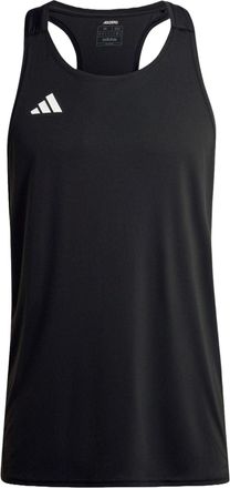 adidas Adizero Essentials Running Singlet Asia Sizing Black IM8586