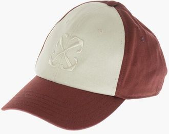 Off-white Two-Tone Baseball Cap with Arrow Embroidery size M