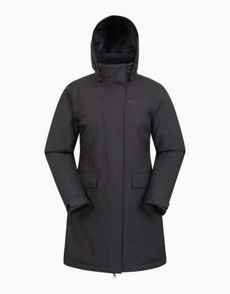 Mountain Warehouse Womens Mountain Warehouse Womens/Ladies Rain On Waterproof Padded Jacket - Black - Size: 16