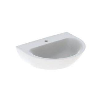 Keramag Geberit RENOVA lavabo con foro rubinetto senza troppopieno 650x500mm bianco KT