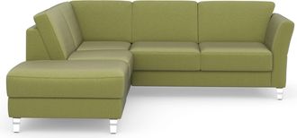 Sit&more Ecksofa »Visby L-Form« Wahlweise mit Bettfunktion und Stauraum, frei im Raum stellbar