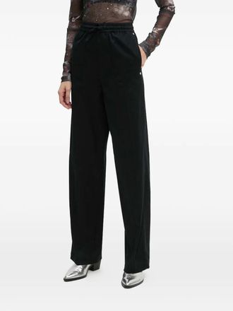 Moschino Broek met trekkoord - Zwart