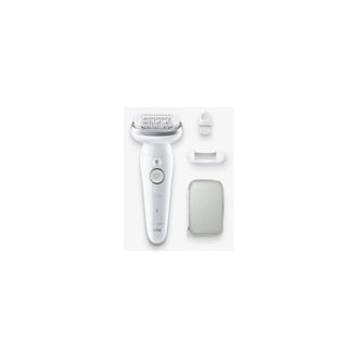 Braun Silk-&eacute;pil 9 Br2-225328 Depiladora 40 Pinzas Gris, Blanco