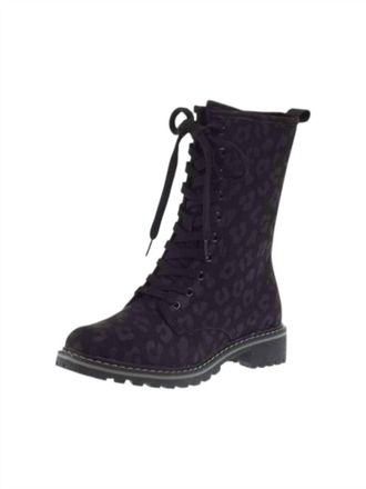 Corkys Womens Fomo Boot In Black/leopard