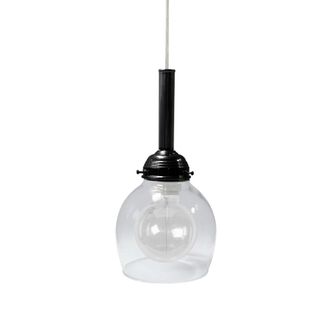 Tosel Suspensi&oacute;n vidrio negro D15 cm