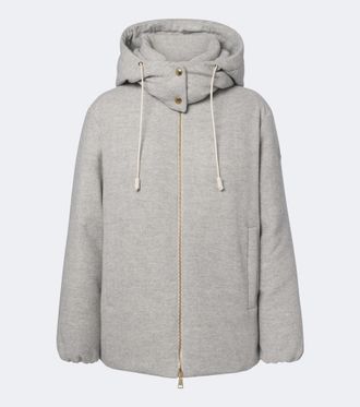 Moncler Vivante wool and cashmere down jacket