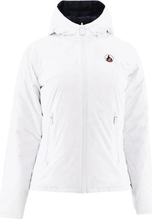 Jott Omkeerbare Fitted Vienne Jas - Dames - Gewatteerde jassen - Blauw - XS - Leer - Jassen