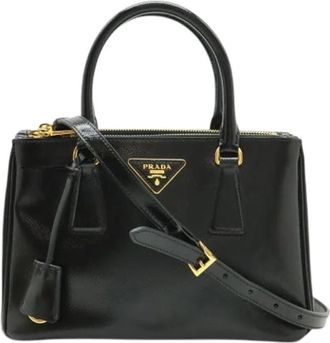 Prada Pre-owned Vintage Schoudertas - Dames - Vintage Handtas - Zwart - ONE Size - Leer - Vintage
