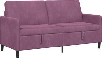vidaXL Sof&aacute; Con Almacenamiento Morado 172 X 78 X 87 Cm Poli&eacute;ster Vidaxl