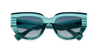 Etnia Barcelona Mambo No.12 TQBL Womens Sunglasses Blue Size 52