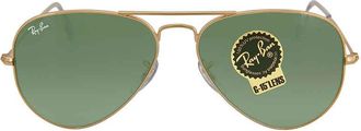 Ray-Ban Aviator Classic Green Unisex Sunglasses RB3025 W3234 55
