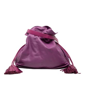 Loewe Purple Calfskin Flamenco Tassel 36