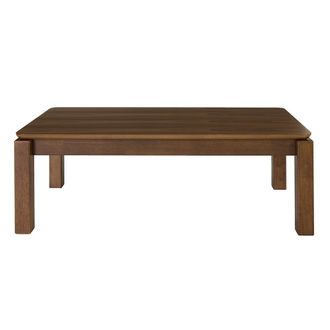 Miliboo Mesa De Centro Rectangular De Madera Oscura Nogal L120 Cm Raya