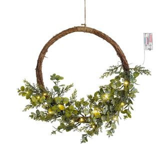 house of seasons Corona decorativa verde h7xb45xl45cm