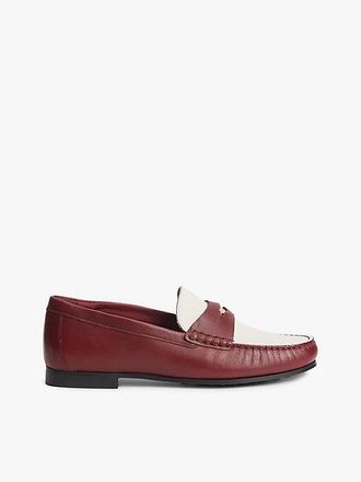 Tommy Hilfiger Mocasines de piel con monograma TH