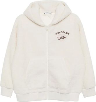 Chocoolate logo-embroidered jacket - women - Polyester/Polyester - S - Neutrals