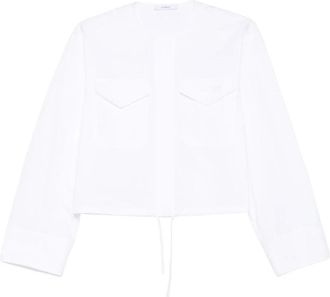 Givenchy Dames, Blouses & Shirts, Wit, Maat: XS Katoen