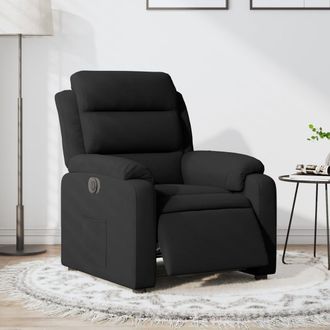 vidaXL Vidaxl - Sill&oacute;n Reclinable El&eacute;ctrico De Terciopelo Negro