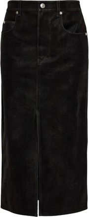 Isabel Marant Dames, Rokken, Zwart, Maat: XS Denim