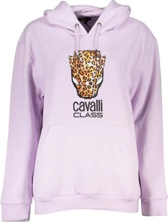 Cavalli Kleedjes - Dames - Hoodies - Paars - XL - Hoodies & sweatvesten