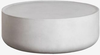 Sklum Mesa De Centro Redonda &Oslash;80 Cm En Cemento Darwys Sklum